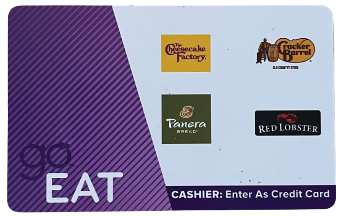 Go Eat Gift Cards (20% Discount)