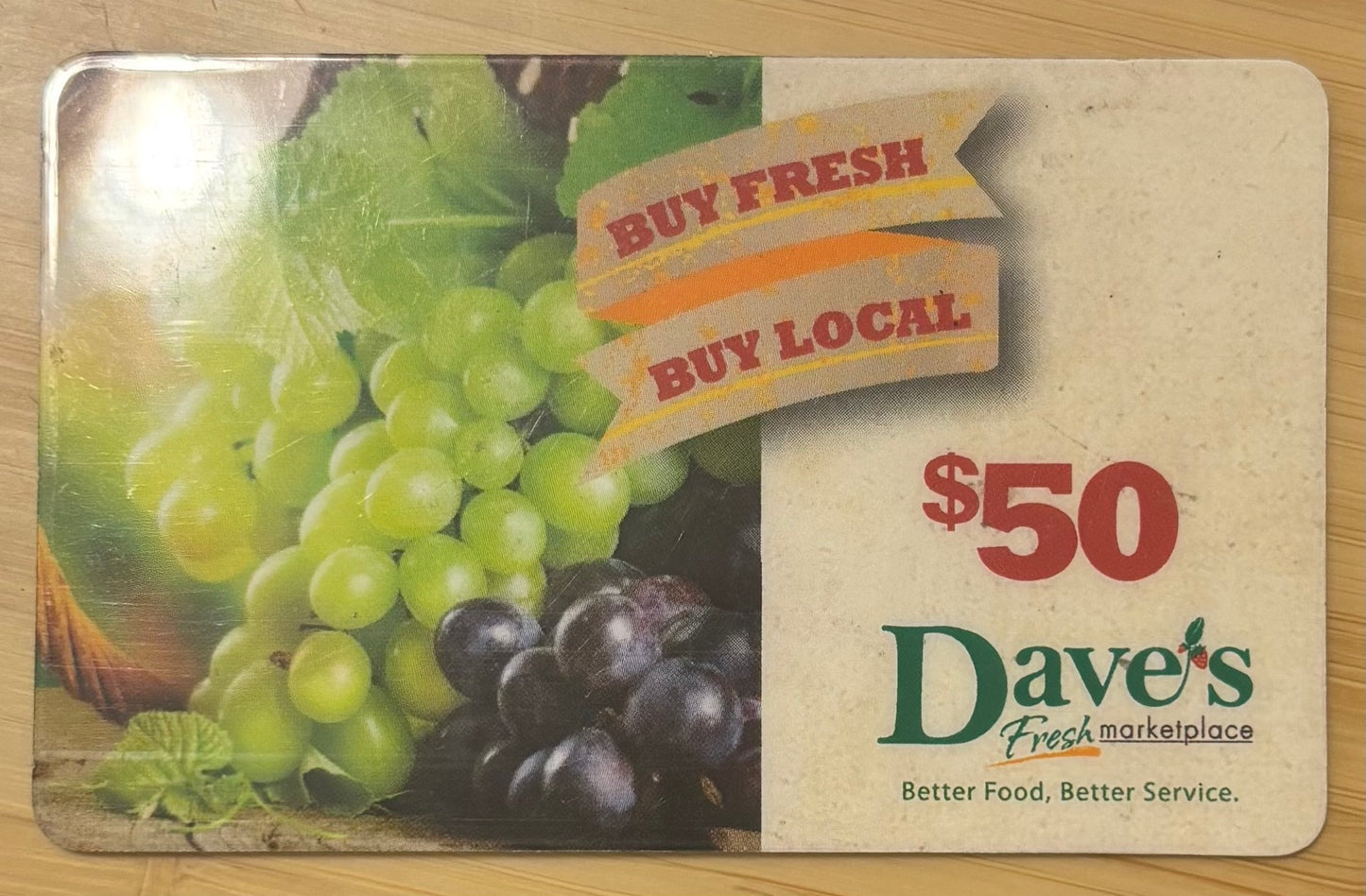 Dave's Fresh Marketplace Gift Cards Discounted 40%!