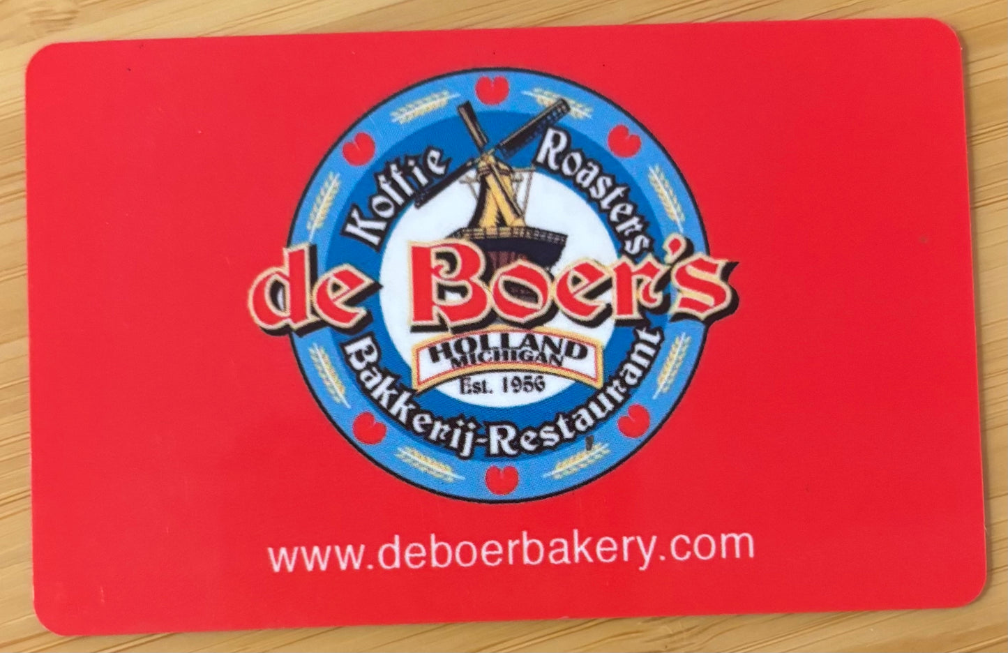 De Boer's Bakery Gift Cards Discounted 40%!
