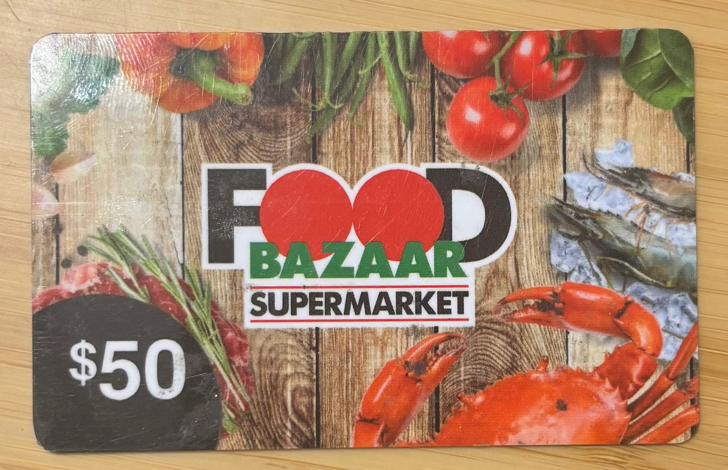 Food Bazaar Supermarket Gift Cards Discounted 40%