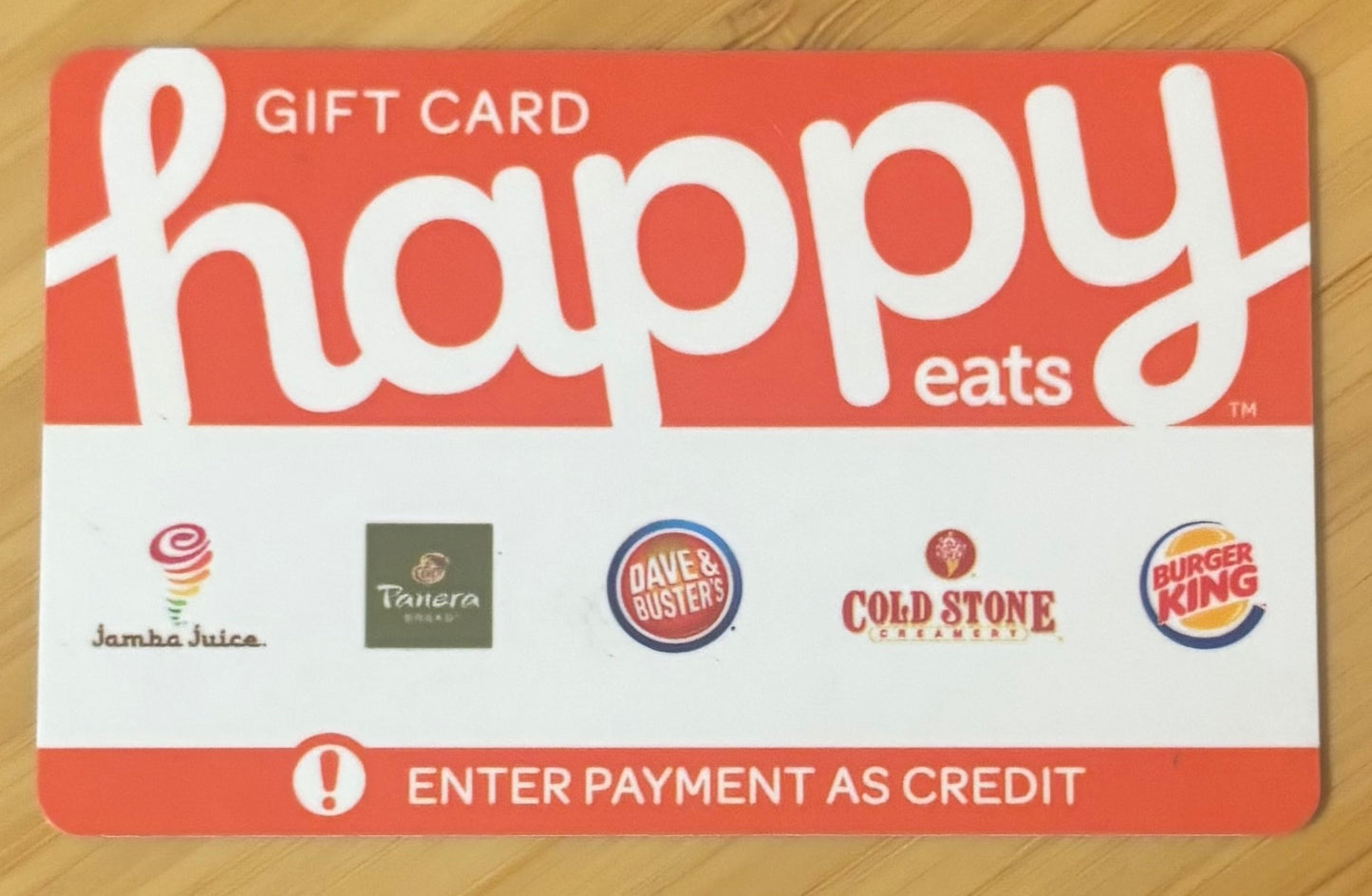 Happy Cards Happy Eats Gift Cards! Discounted 20%!