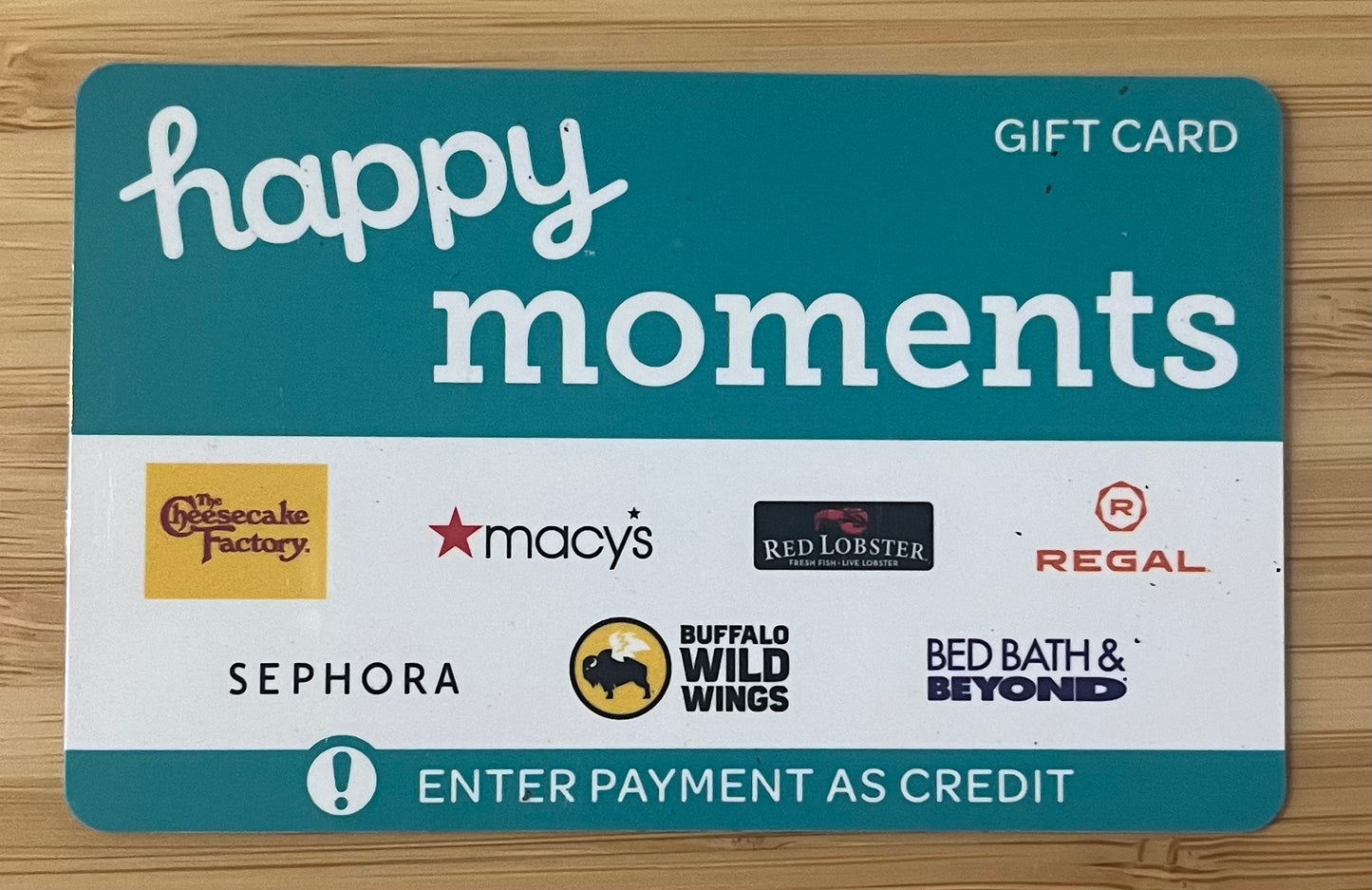 Happy Moments Gift Cards! Discounted 25%!