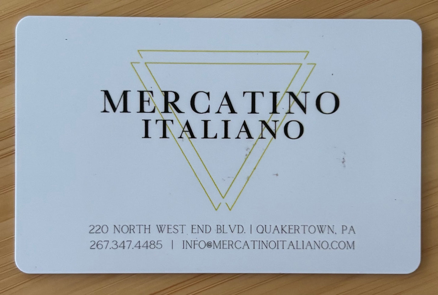 Mercatino Italiano Gift Card Discounted 50%!