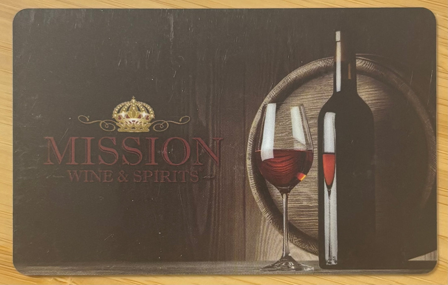 Mission Wine & Spirits Gift Cards Discounted 40%