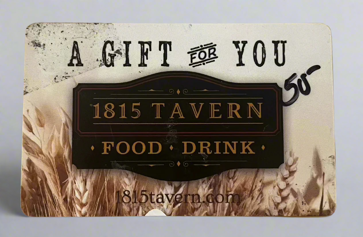 1815 Tavern Gift Card