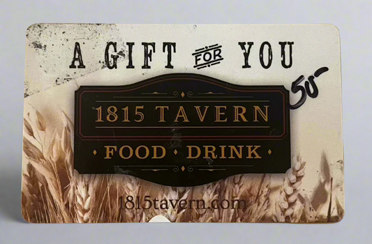 1815 Tavern Gift Card