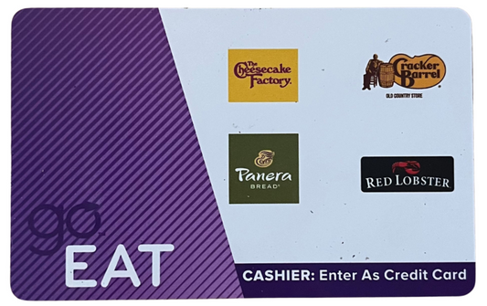 Go Eat Gift Card - $140 value! (20% Discount)