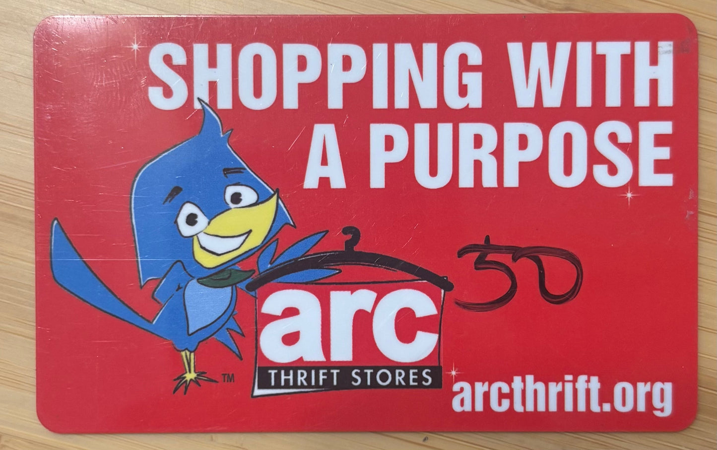 Arc Thrift Stores Gift Cards Discounted 40%!