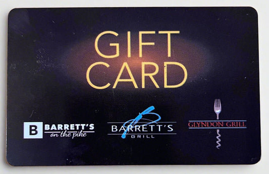 Barrett's on the Pike Gift Card