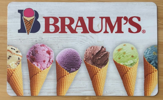 Braums Ice Cream and Dairy Stores Gift Cards $140 value! (50% Discount)