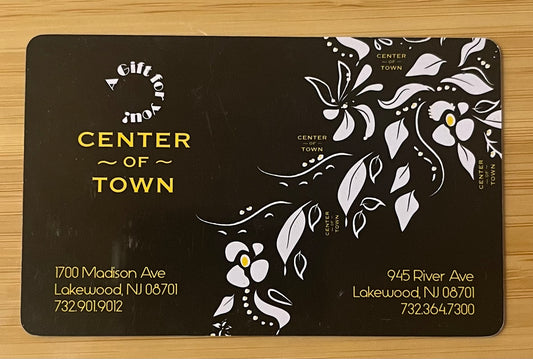 Center of Town Restaurant Gift Card $40 value!