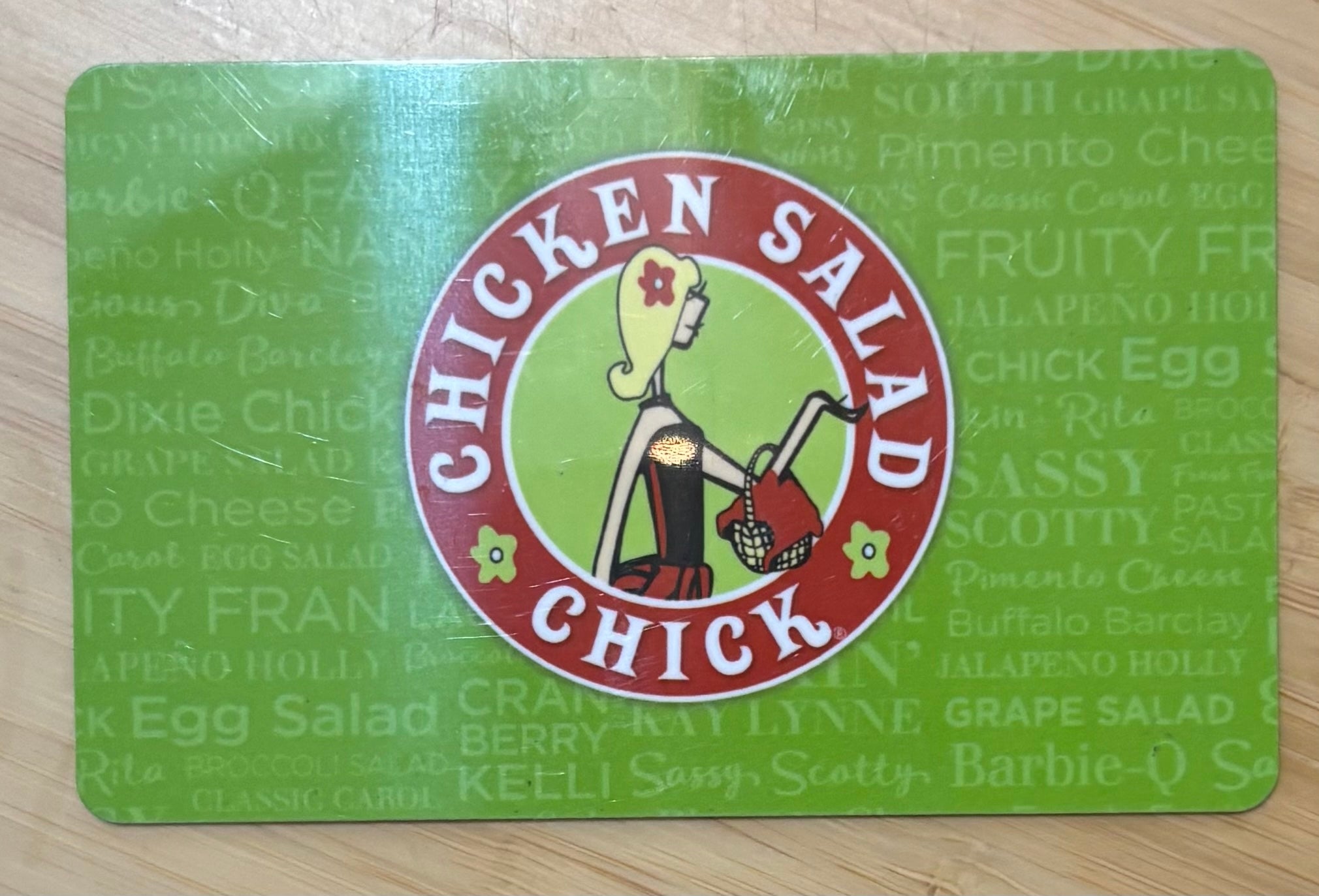 who sells chicken salad chick gift cards