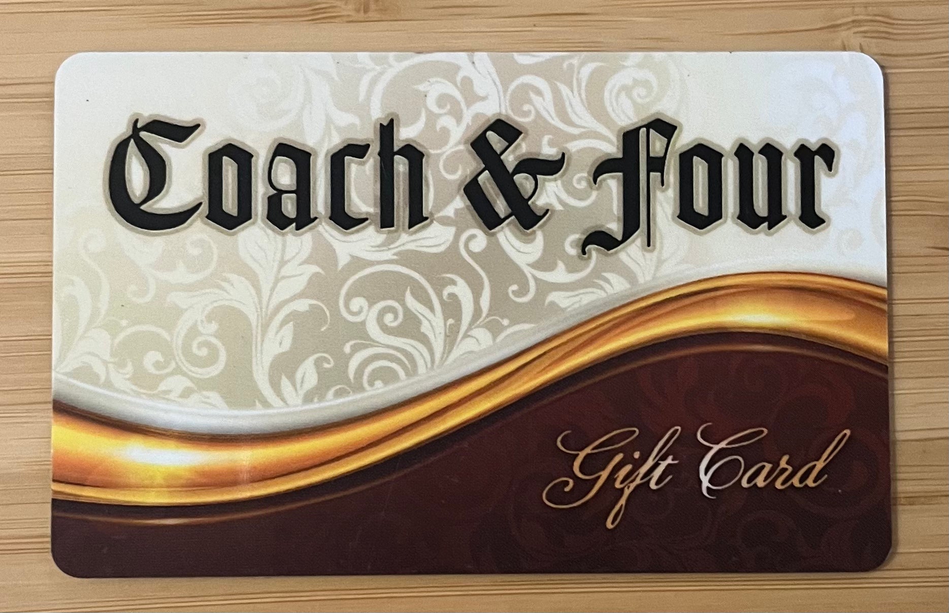 Coach & Four Restaurant Gift Card