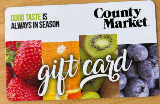 County Market Gift Cards Discounted 40%!