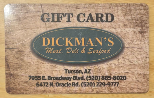 Dickman's Meat Deli & Seafood Gift Cards Discounted 40%!