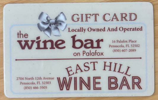 East Hill Wine Bar Gift Cards Discounted 40%!