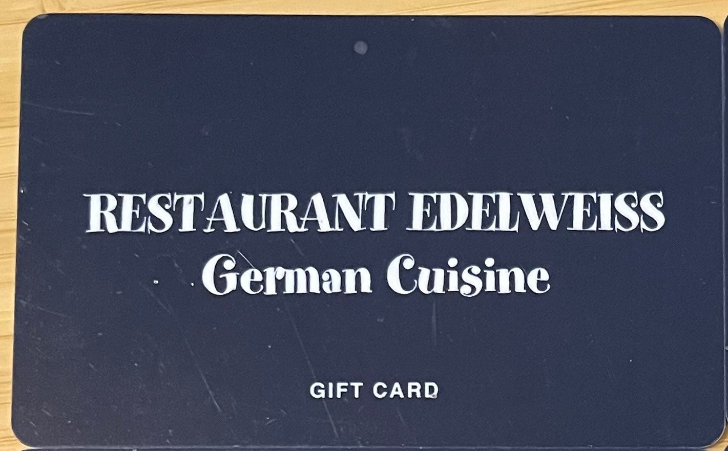 Edelweiss Restaurant Gift Card