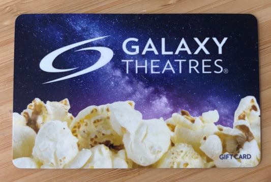 Galaxy Theatres Gift Cards Discounted 50%!