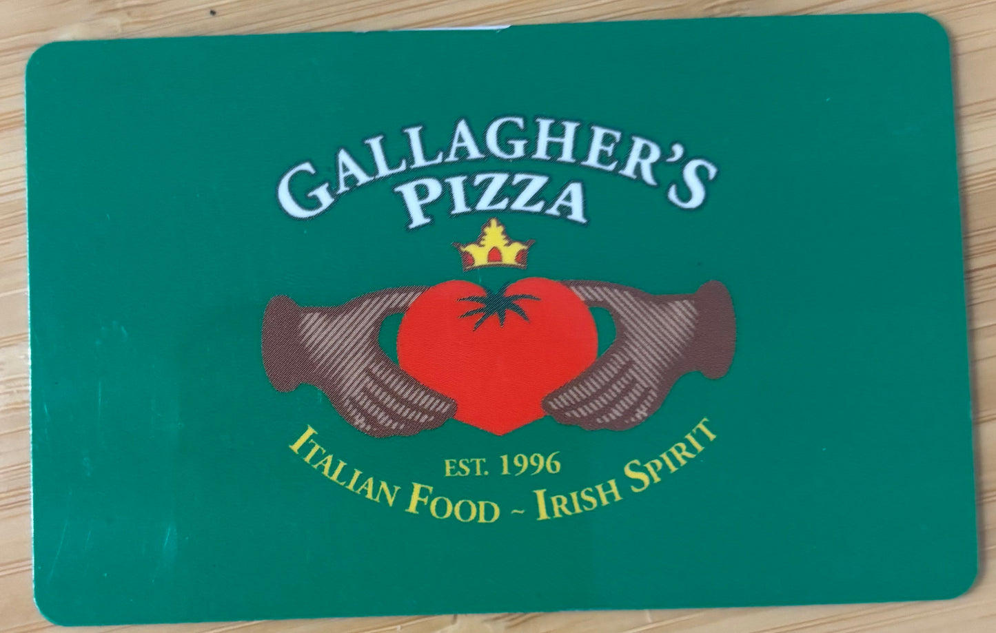 Gallagher's Pizza Gift Cards Discounted 40%!
