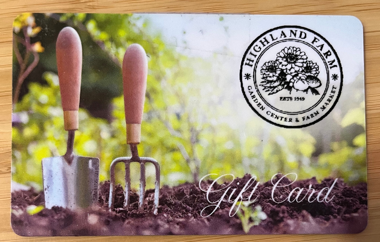 Highland Farm Garden Center & Farm Market Gift Card $50 value!