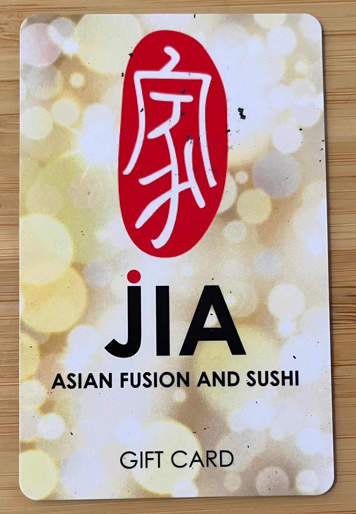 JIA Asian Fusion & Sushi Gift Card $50 value!