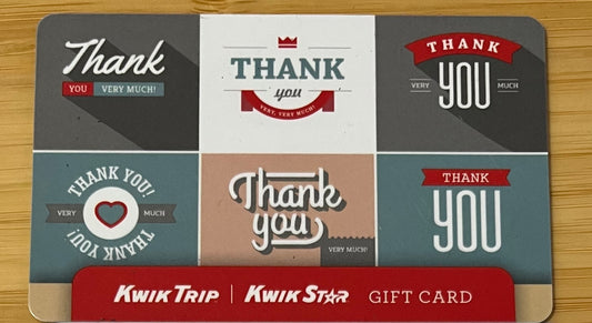 KwikTrip Gift Cards $500 value 10% Discount!