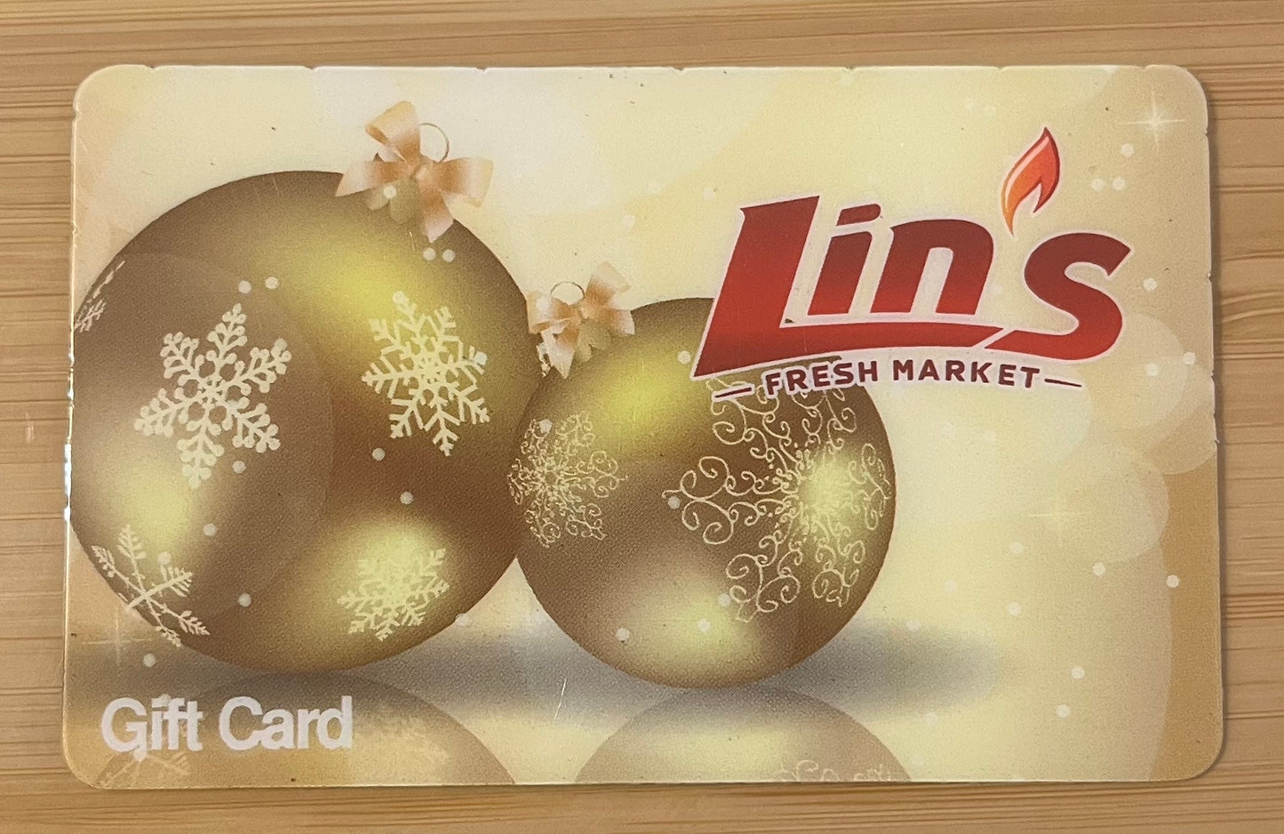 Lin's Fresh Market Gift Card $50 value! Discounted 50%!