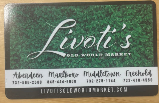 Livoti's Old World Market Gift Cards Discounted 40%