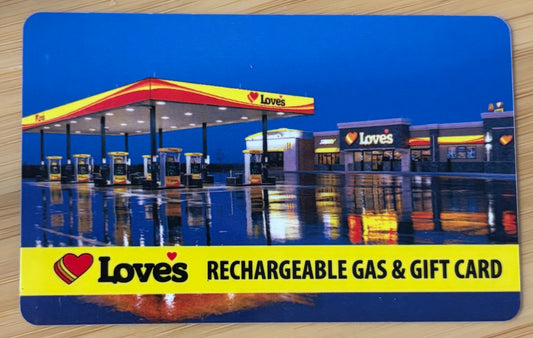 Love's Gas Station Gift Cards Discounted 30%!