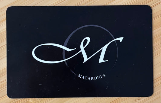 Macaroni's Restaurant & Lounge Gift Cards! Discounted 30%!