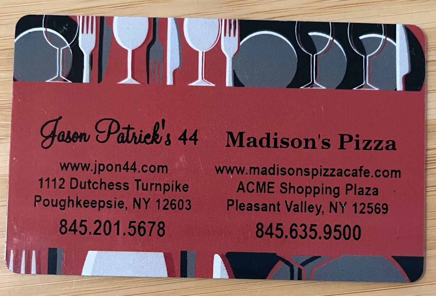 Madison's Pizza Gift Card $100 value!