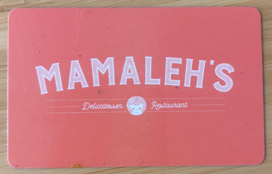 Mamaleh's Restaurant Gift Cards Discounted 40%!