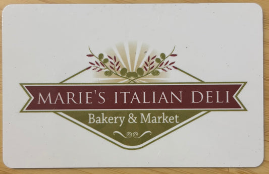 Marie's Italian Deli Bakery & Market Gift Cards Discounted 40%