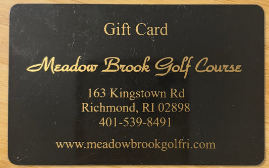 Meadow Brook Golf Course Gift Cards Discounted 40%