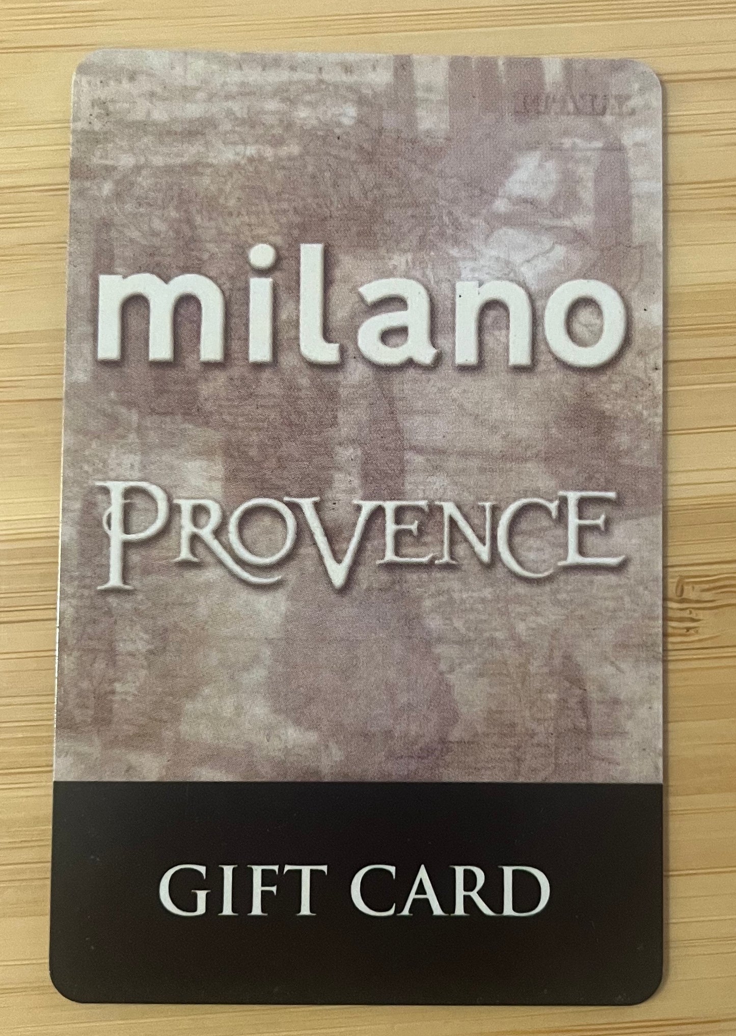 Milano Restaurant Gift Card $100 value! Discounted 50%!