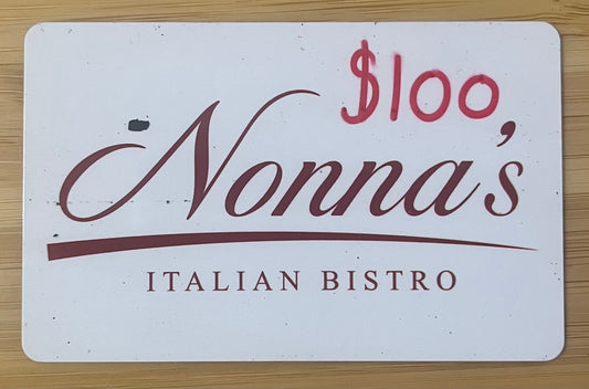 Nonna's Italian Bistro Gift Cards Discounted 50%!