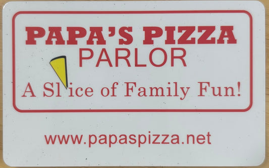 Papa's Pizza Parlor Restaurant Gift Cards Discounted 40%
