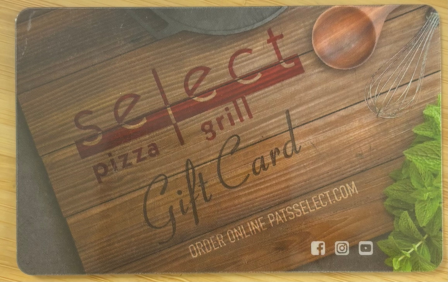 Pats Select Pizza Restaurant Gift Cards Discounted 40%