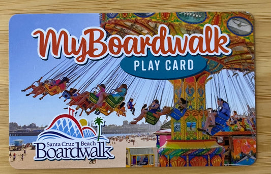 Santa Cruz Beach Boardwalk Gift Card $65 value!