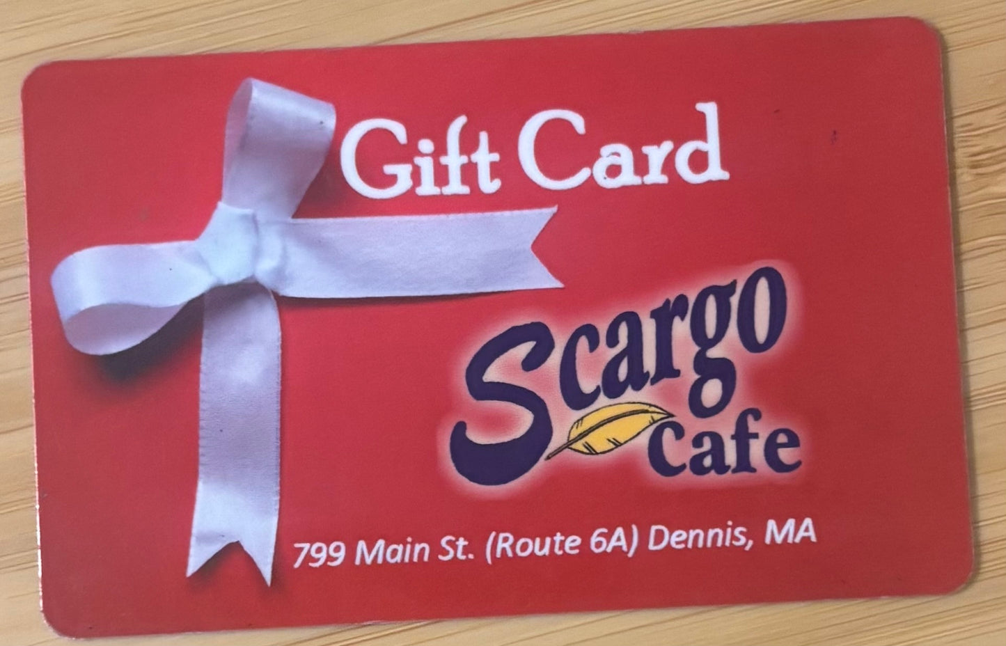 Scargo Cafe Gift Cards Discounted 40%!