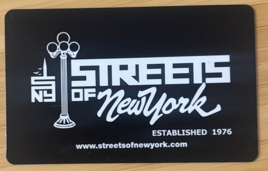 Streets of New York Restaurant Gift Cards Discounted 40%!