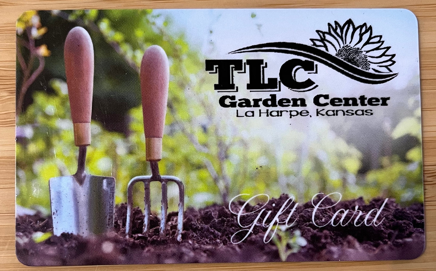 TLC Garden Center LaHarpe Kansas Gift Card $100 value!