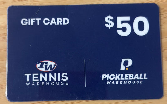 Tennise Warehouse Gift Cards Discounted 40%!