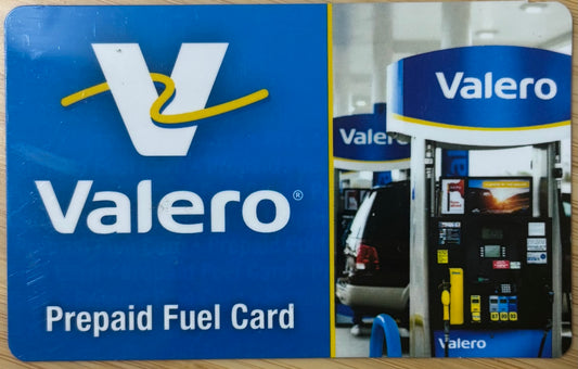 Valero Gas Station Pre-Paid Fuel Gift Cards Discounted 40%