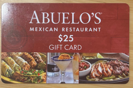 Abuelo's Mexican Restaurant Gift Cards Discounted 30%