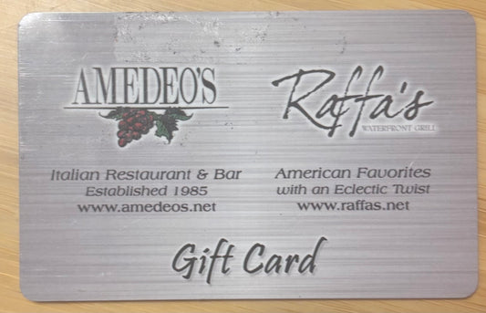 Amedeo's Italian Restaurant & Bar Gift Cards Discounted 40%