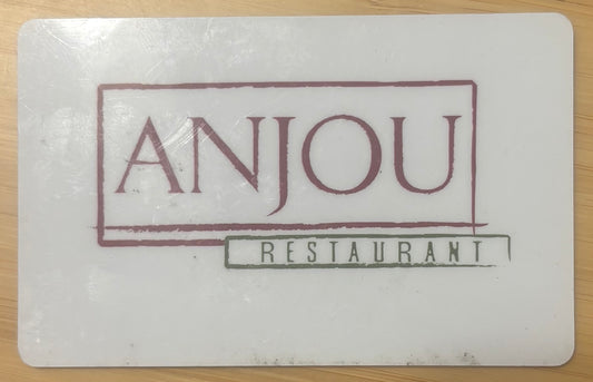 Anjou Restaurant Gift Cards Discounted 40%