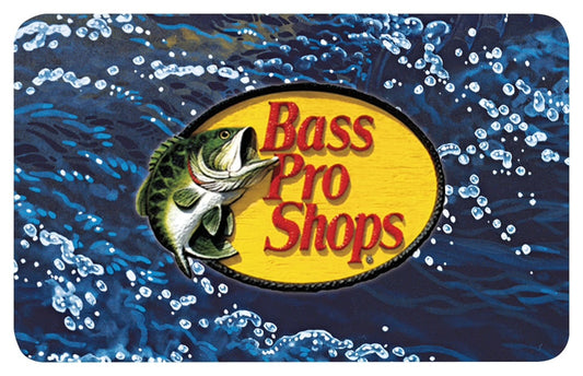 Bass Pro Shops Gift Cards Discounted 5%! Digital Delivery!