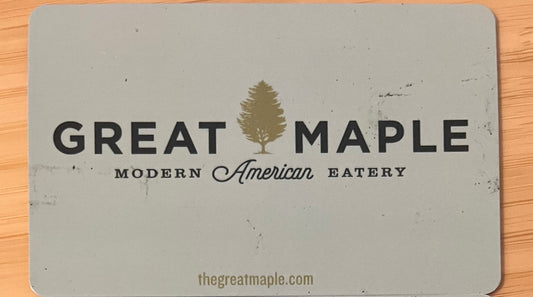 Great Maple Modern American Eatery Gift Cards - $120 value!