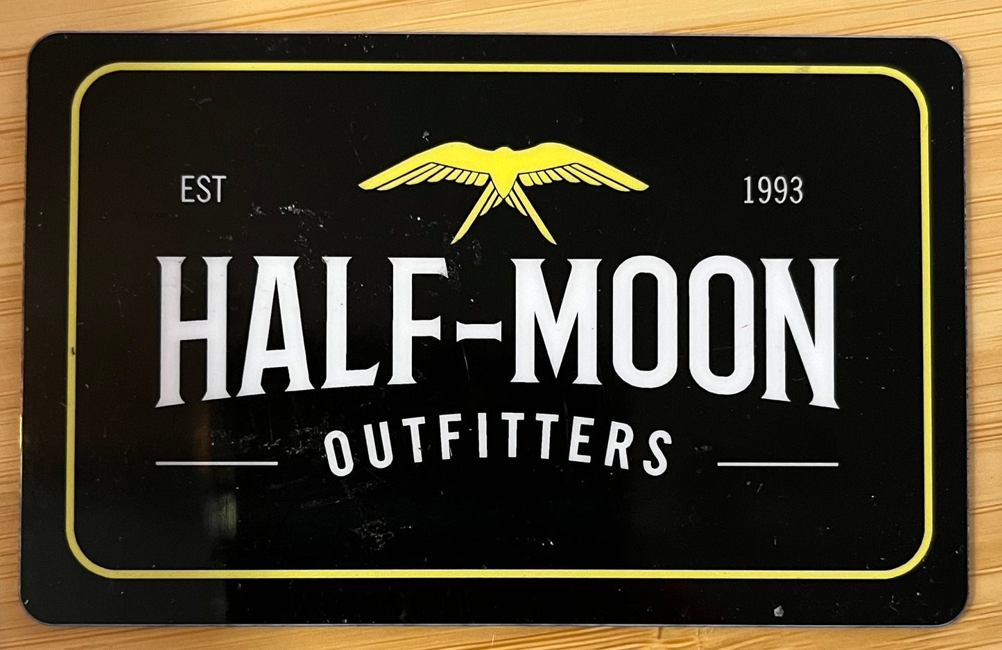 Half-Moon Outfitters Gift Card $100 value!